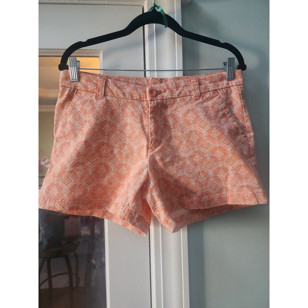BCG Orange and White Shorts Size 6
